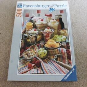 Ravensburger 500 Piece Puzzle with Dessert Theme